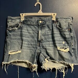 Old Navy High Rise Slouchy Straight Shorts